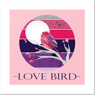 love bird Posters and Art